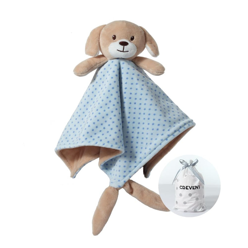 CREVENT Soft Safe Fluffy Animal Face Baby Comforter Blanket for Girls and Boys, Great Gifts for Birthday, Baby Shower (Pink Bear + Pendant)