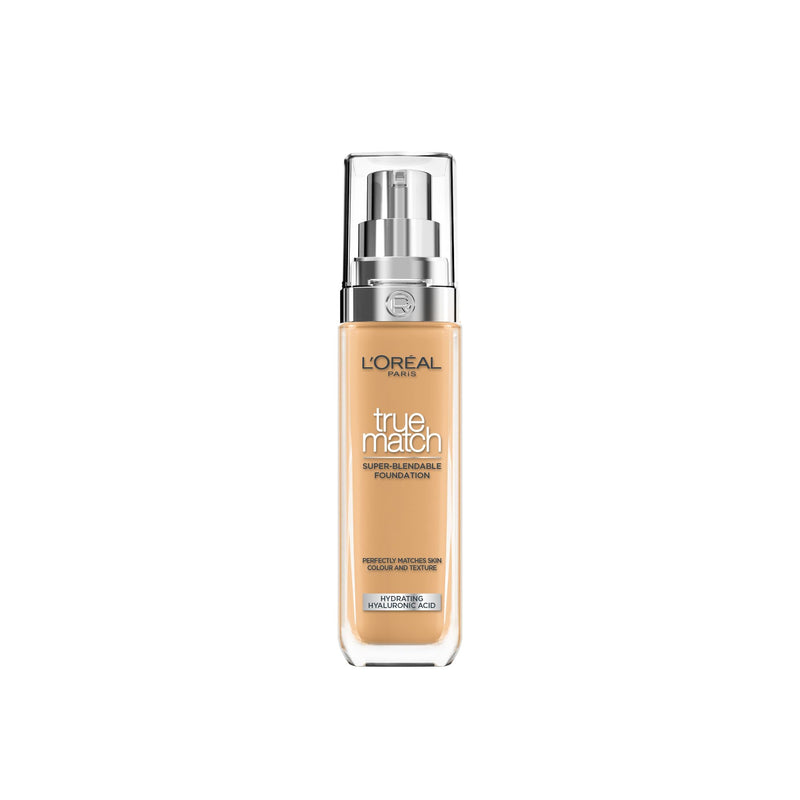 L'Oréal Paris Make up, liquid foundation with hyaluronic and aloe vera, true match make-up, 3.N neutral light medium