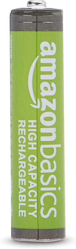 AmazonBasics AAA high capacity batteries, rechargeable, pre-charged, 8 pieces (appearance may vary)