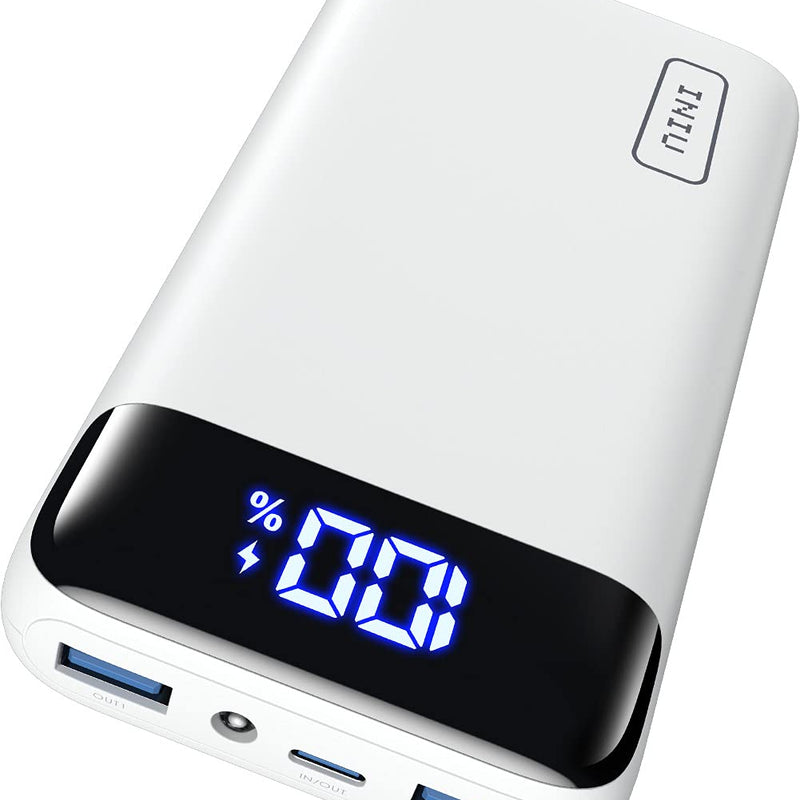 INIU Power Bank, 20,000 mAh, Fast Charging, USB-C Input & Output, 22.5 W External Mobile Phone Batteries, PD 3.0 QC 4.0, Small, Strong, for iPhone 15/14/13/12 Pro, Samsung Galaxy S23, etc.