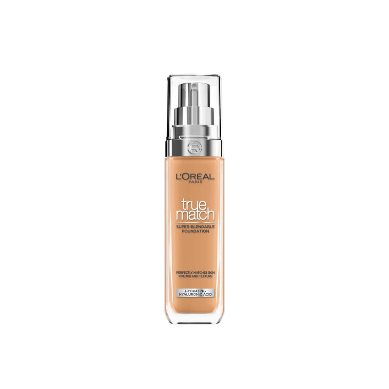 L'Oréal Paris Make up, liquid foundation with hyaluronic and aloe vera, true match make-up, 3.N neutral light medium