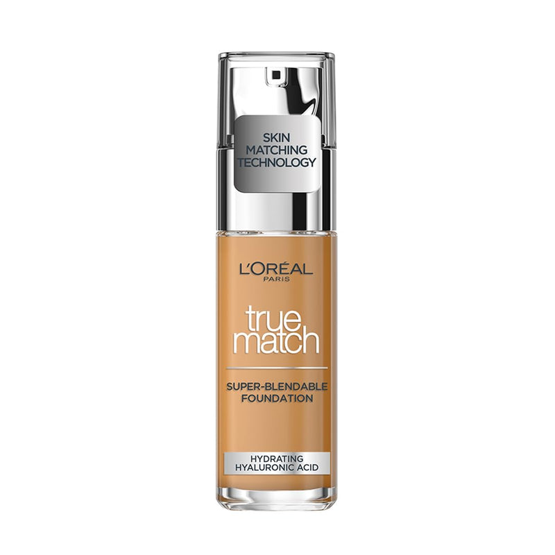 L'Oréal Paris Make up, liquid foundation with hyaluronic and aloe vera, true match make-up, 3.N neutral light medium