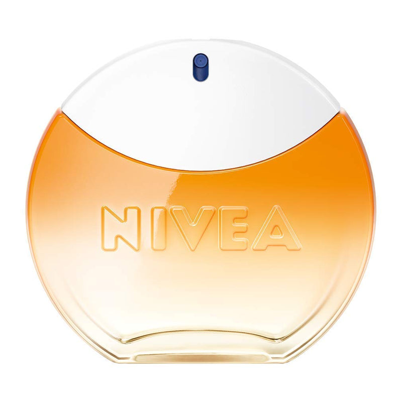 Nivea Sun Eau de Toilette (1 x 30 ml) with the Original Nivea Sun Sun Cream Fragrance, Summer Ladies Fragrance in an iconic perfume bottle, sensual Nivea Sun EDT awakens memories of the summer