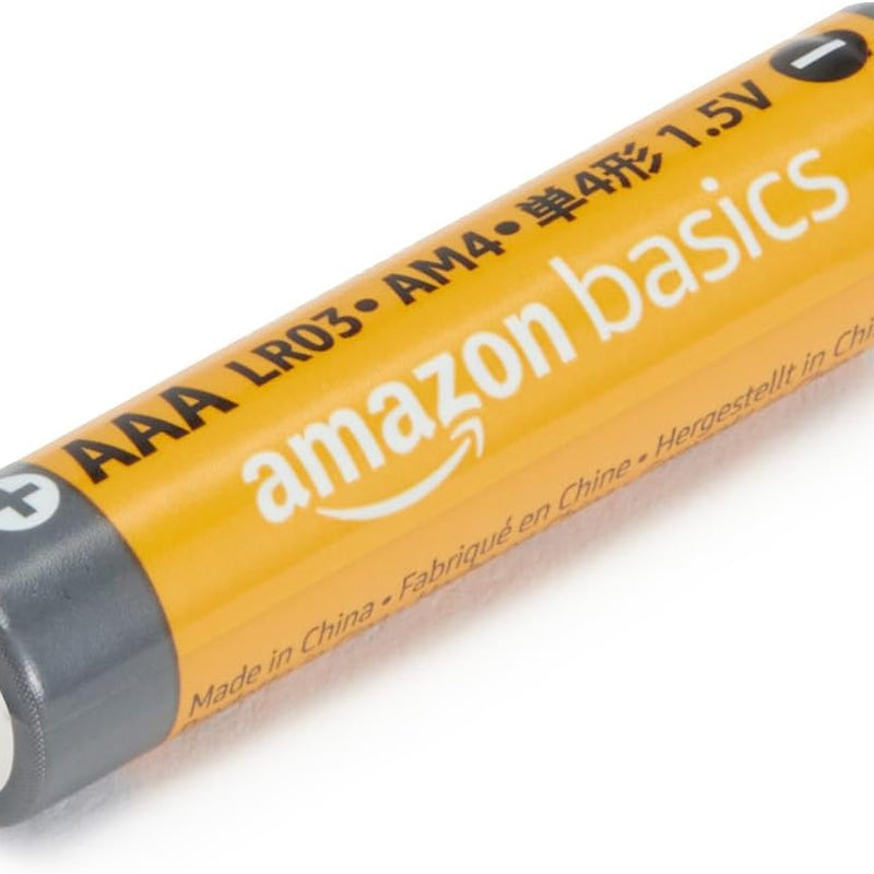amazon basics High Performance 1.5 V AAA Alkaline Batteries, Pack of 36 (Appearance May Vary)