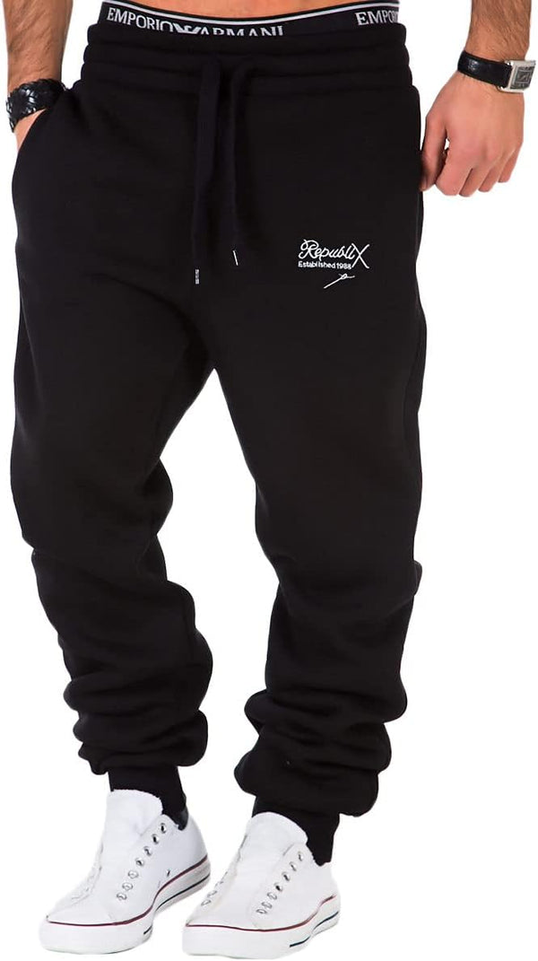 REPUBLIX R-0052 Men's Sports Trousers, Jogging Bottoms, Sweatpants, Training Trousers