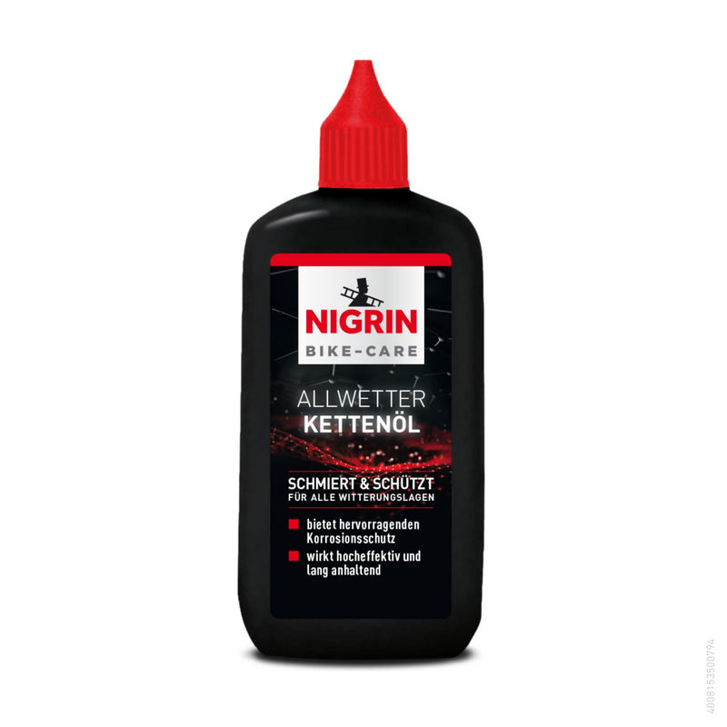 Nigrin 50079 Bicycle Chain Oil, 100 ml, Grey