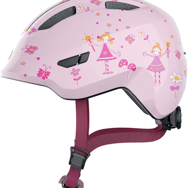 ABUS Smiley 3.0 Children’s Bicycle Helmet with Deep Fit, Child-Friendly Designs and Space for a Ponytail, Suitable for Girls and Boys