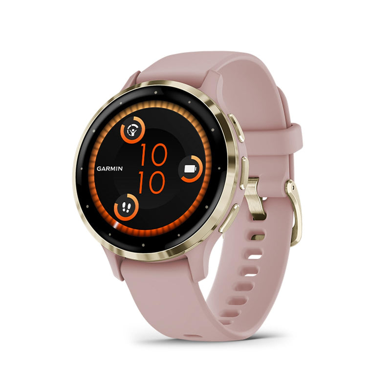 Garmin Venu 3 GPS Fitness Smartwatch with Bluetooth Telephony and Voice Assistance, Ultra Sharp 1.4/1.2 Inch AMOLED Touch Display, Fitness Functions, Music, Pay and Wheelchair Mode