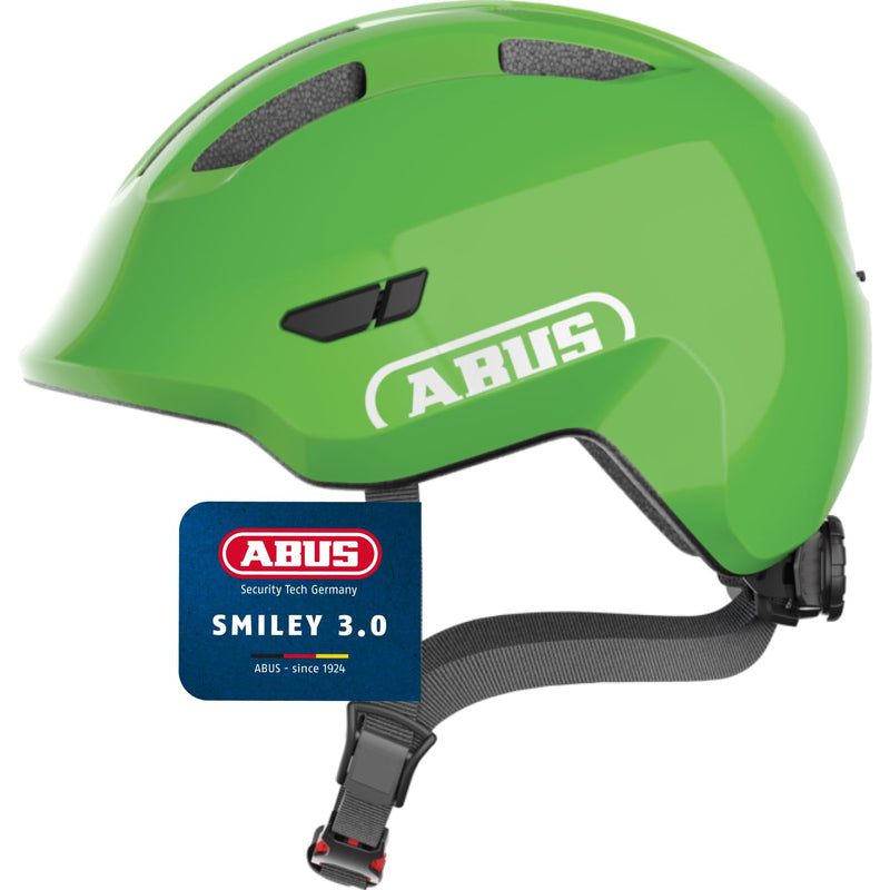 ABUS Smiley 3.0 Children’s Bicycle Helmet with Deep Fit, Child-Friendly Designs and Space for a Ponytail, Suitable for Girls and Boys