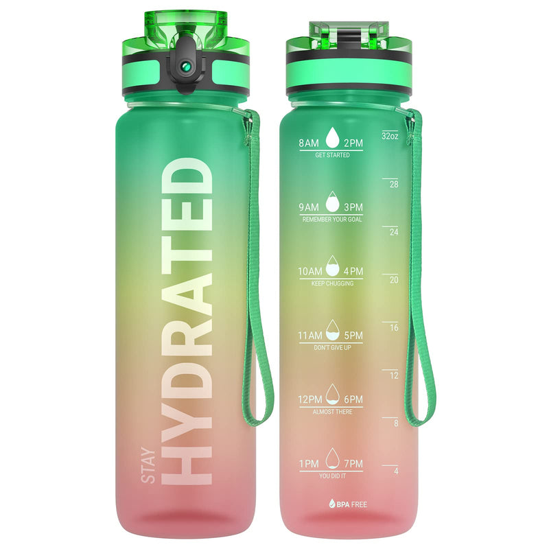 Sahara Sailor Water Bottle, Sports Water Bottle, (BPA-Free Tritan) 1L/500 ml/750 ml, Leak-Proof Sports Water Bottle, Sports Bottle for Bike, Camping, Yoga, Gym (1 Bottle)