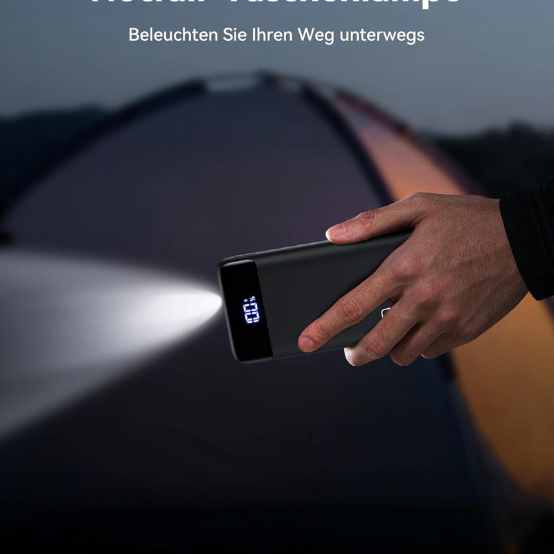 INIU Power Bank, 20,000 mAh, Fast Charging, USB-C Input & Output, 22.5 W External Mobile Phone Batteries, PD 3.0 QC 4.0, Small, Strong, for iPhone 15/14/13/12 Pro, Samsung Galaxy S23, etc.