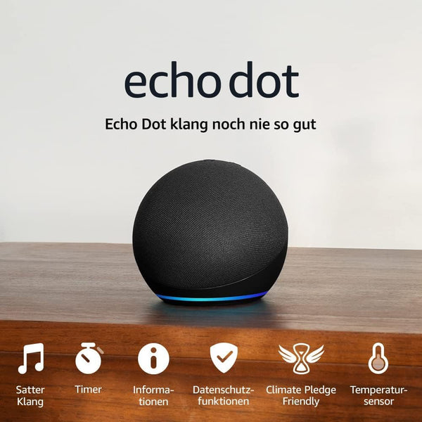 Echo Dot (Newest gen) smart speaker with Alexa | Charcoal