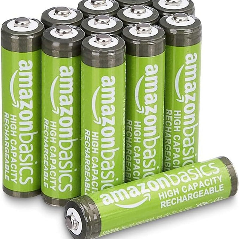 AmazonBasics AAA high capacity batteries, rechargeable, pre-charged, 8 pieces (appearance may vary)