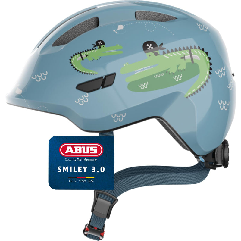 ABUS Smiley 3.0 Children’s Bicycle Helmet with Deep Fit, Child-Friendly Designs and Space for a Ponytail, Suitable for Girls and Boys