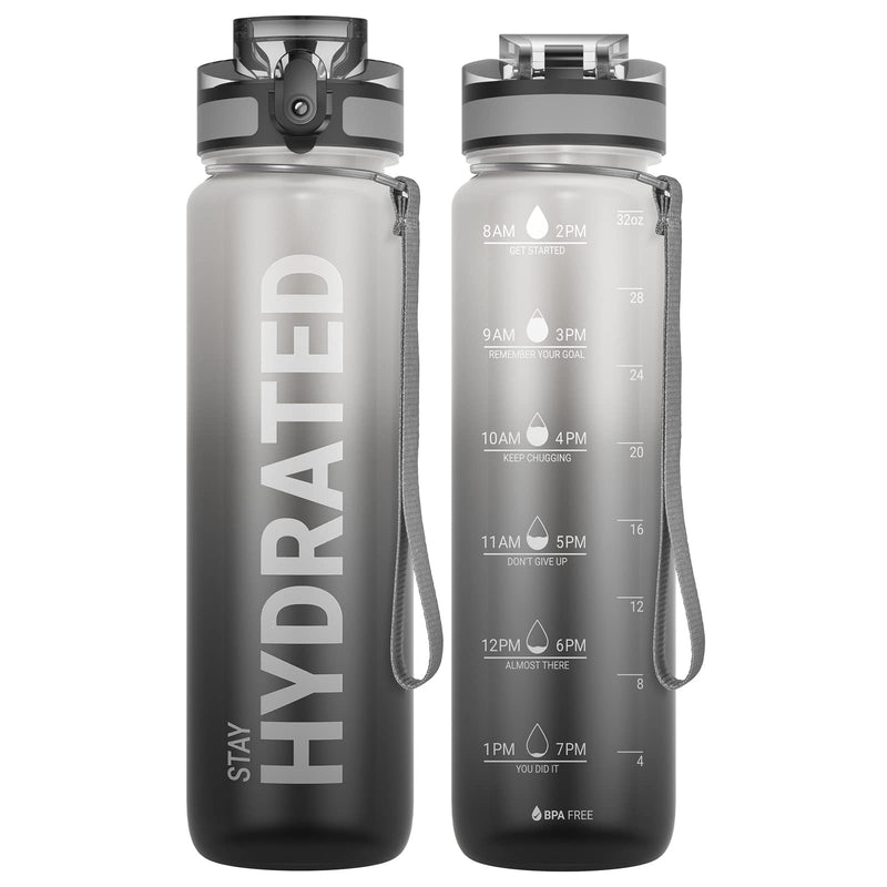 Sahara Sailor Water Bottle, Sports Water Bottle, (BPA-Free Tritan) 1L/500 ml/750 ml, Leak-Proof Sports Water Bottle, Sports Bottle for Bike, Camping, Yoga, Gym (1 Bottle)