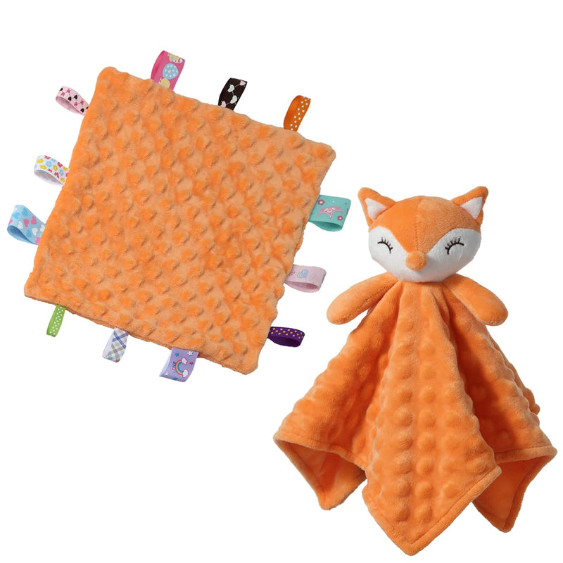 CREVENT Soft Safe Fluffy Animal Face Baby Comforter Blanket for Girls and Boys, Great Gifts for Birthday, Baby Shower (Pink Bear + Pendant)