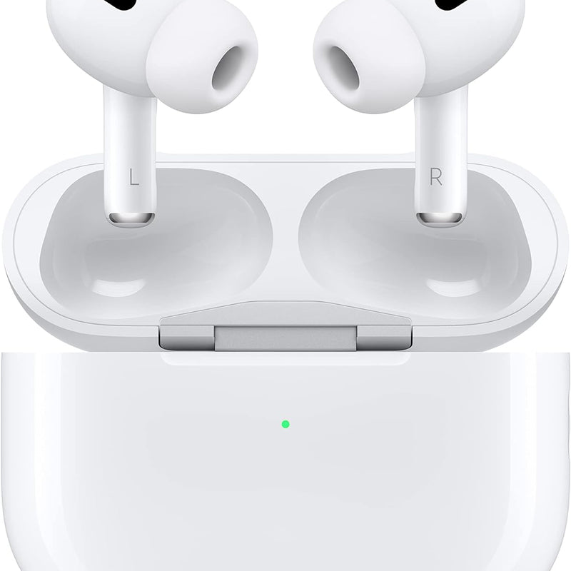 Apple AirPods Pro 2 Wireless In-Ear Headphones, Bluetooth Headphones, Active Noise Cancellation, Hearing Aid Function, Transparency Mode, Personalised 3D Audio, Hi-Fi Sound, H2 Chip, Charging via