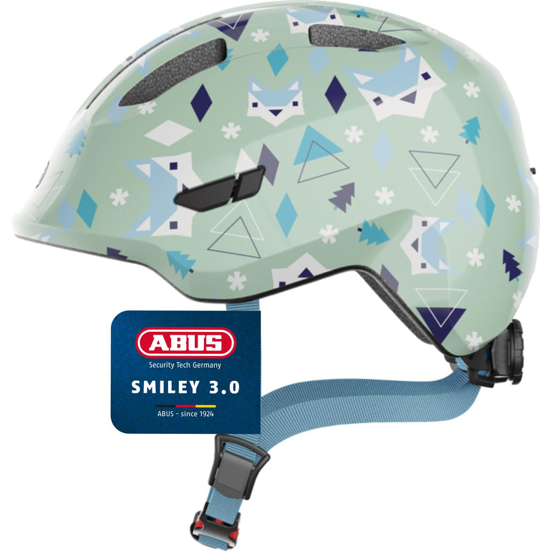 ABUS Smiley 3.0 Children’s Bicycle Helmet with Deep Fit, Child-Friendly Designs and Space for a Ponytail, Suitable for Girls and Boys