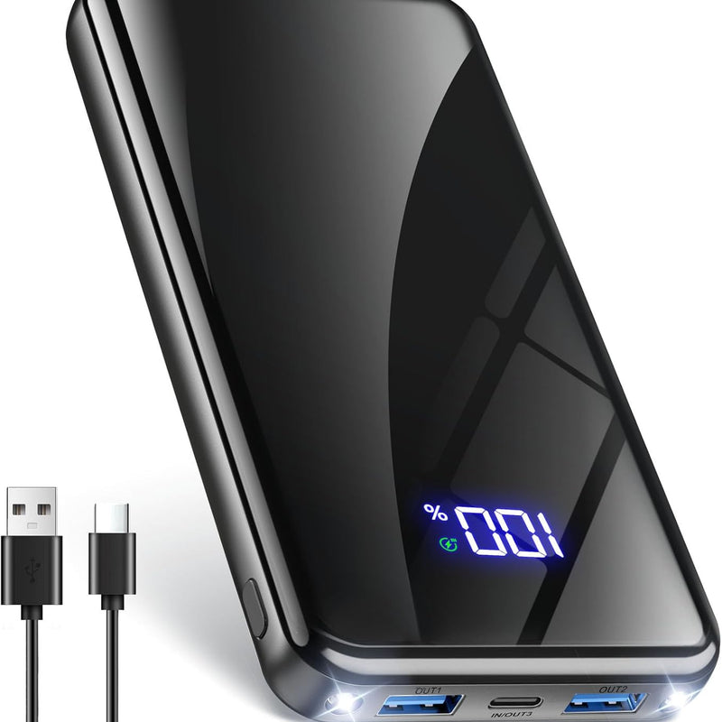 Power Bank, 20000 mAh Power Bank, Quick Charge Function, 22.5 W USB-C PD3.0 & QC4.0, Portable External Mobile Phone Batteries with LED Display, Compatible with iPhone 16 Pro Max 15 14 13 Samsung