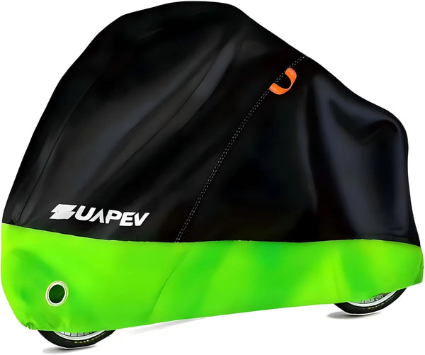 ZUAPEV Bicycle Cover Waterproof Bicycle Garage Weatherproof Tarpaulin for Outdoor Use Bicycle Tarpaulin Polyester 210D Bicycle Tarpaulin Rain Cover Bicycle Garage Outdoor Cover Protective Cover 195 x