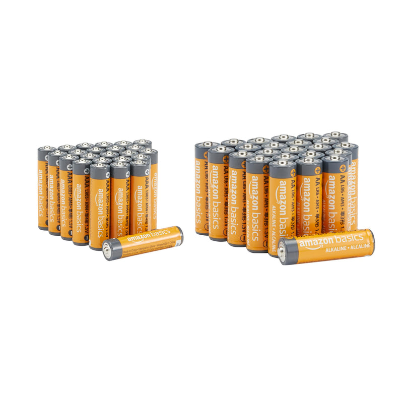 amazon basics High Performance 1.5 V AAA Alkaline Batteries, Pack of 36 (Appearance May Vary)