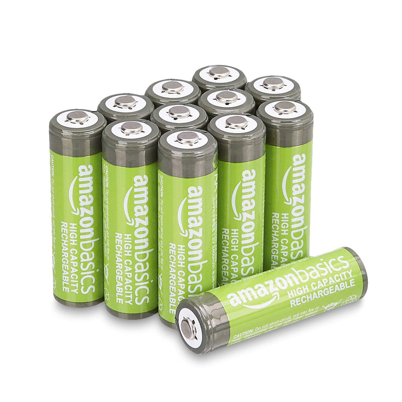 AmazonBasics AAA high capacity batteries, rechargeable, pre-charged, 8 pieces (appearance may vary)