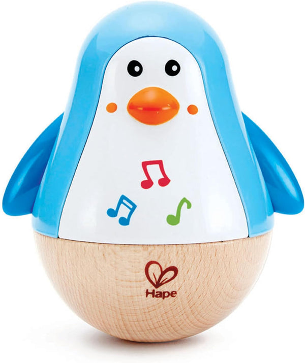 Hape E0331 Standing Up Penguin with Sound Blue from 6 Months