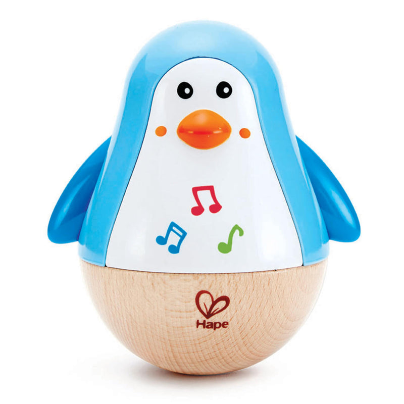 Hape E0331 Standing Up Penguin with Sound Blue from 6 Months