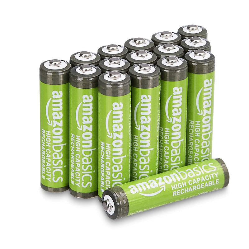 AmazonBasics AAA high capacity batteries, rechargeable, pre-charged, 8 pieces (appearance may vary)