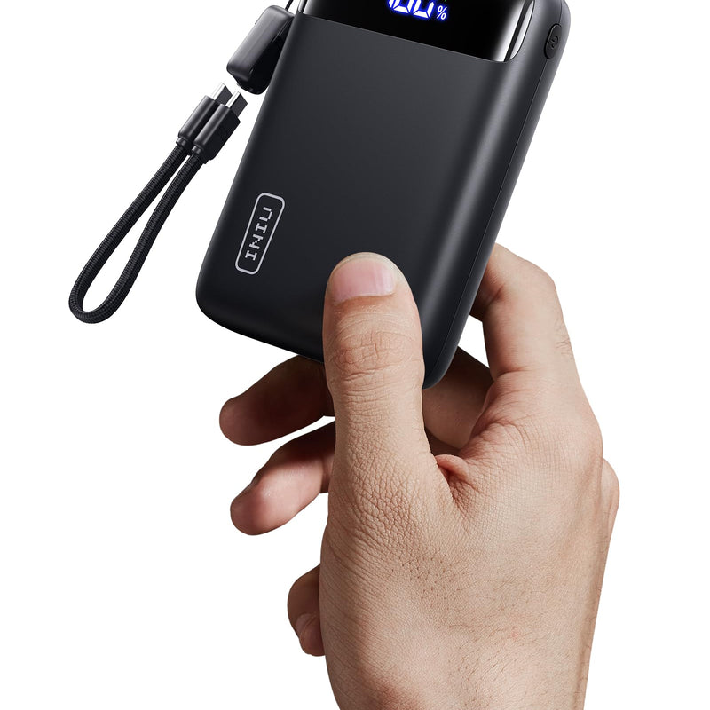 INIU Power Bank, 20,000 mAh, Fast Charging, USB-C Input & Output, 22.5 W External Mobile Phone Batteries, PD 3.0 QC 4.0, Small, Strong, for iPhone 15/14/13/12 Pro, Samsung Galaxy S23, etc.