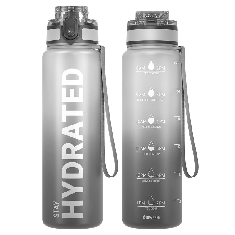 Sahara Sailor Water Bottle, Sports Water Bottle, (BPA-Free Tritan) 1L/500 ml/750 ml, Leak-Proof Sports Water Bottle, Sports Bottle for Bike, Camping, Yoga, Gym (1 Bottle)