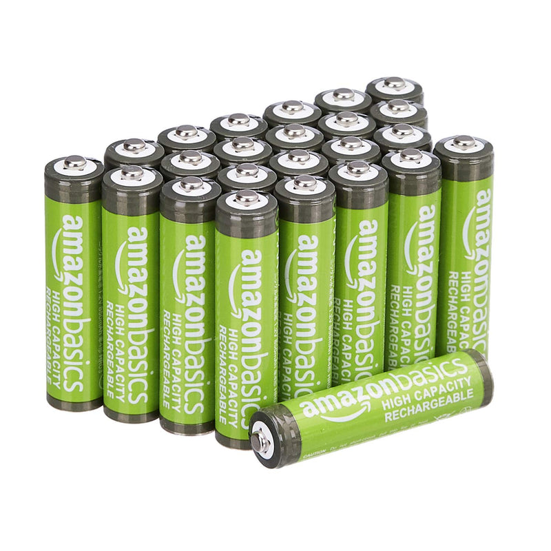 AmazonBasics AAA high capacity batteries, rechargeable, pre-charged, 8 pieces (appearance may vary)