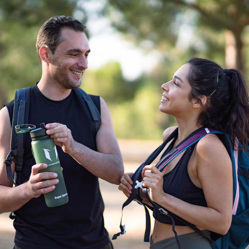 Super Sparrow Drinking Bottle, Tritan Water Bottle, 350 ml, 500 ml, 750 ml, 1000 ml, BPA-Free, Ideal Sports Bottle, for Sports, Bike, Fitness, University or Outdoors, Lightweight, Sustainable