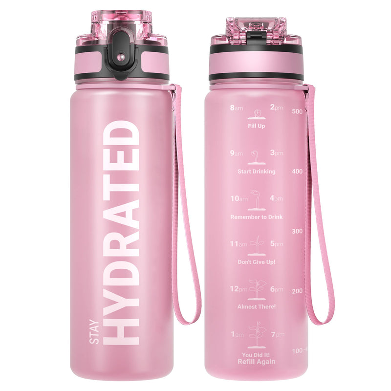 Sahara Sailor Water Bottle, Sports Water Bottle, (BPA-Free Tritan) 1L/500 ml/750 ml, Leak-Proof Sports Water Bottle, Sports Bottle for Bike, Camping, Yoga, Gym (1 Bottle)