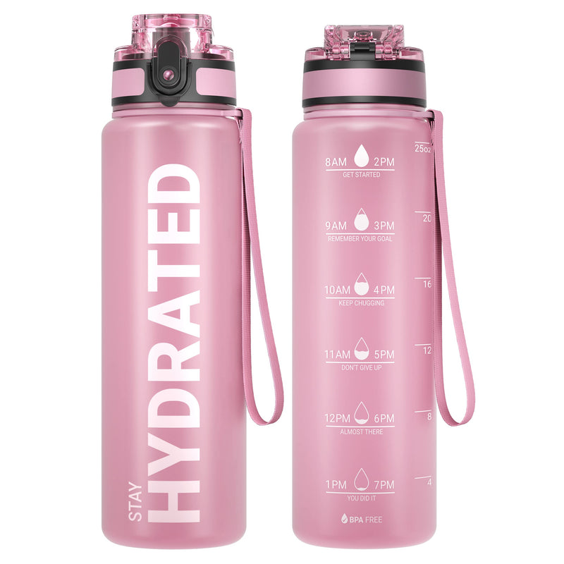 Sahara Sailor Water Bottle, Sports Water Bottle, (BPA-Free Tritan) 1L/500 ml/750 ml, Leak-Proof Sports Water Bottle, Sports Bottle for Bike, Camping, Yoga, Gym (1 Bottle)