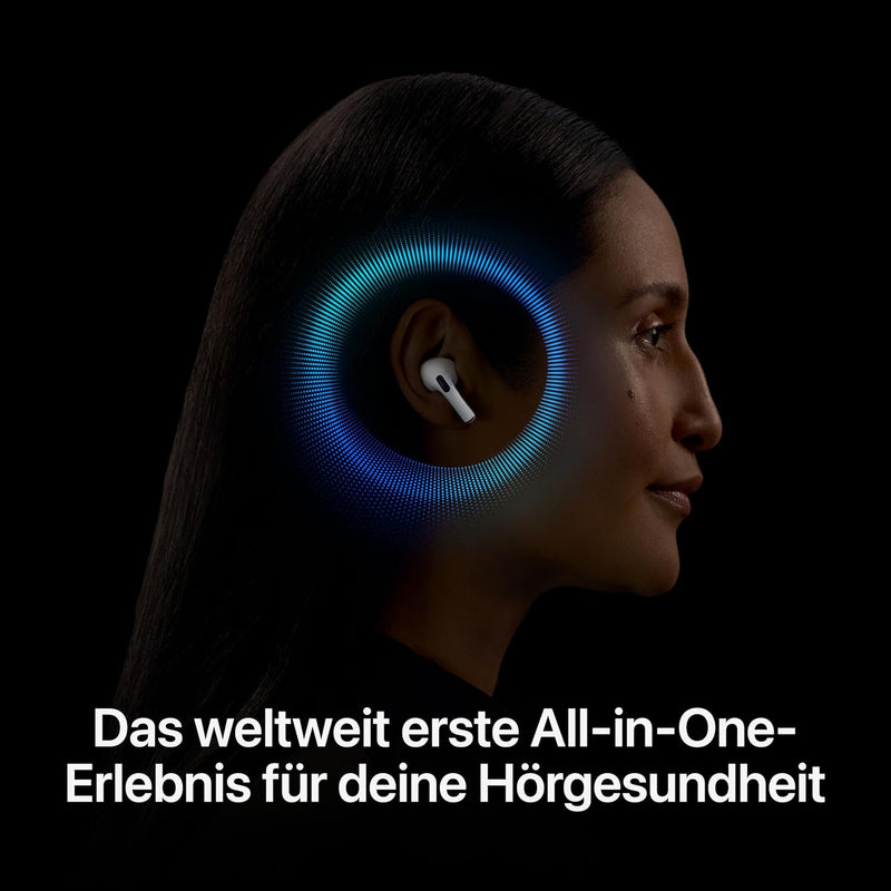 Apple AirPods Pro 2 Wireless In-Ear Headphones, Bluetooth Headphones, Active Noise Cancellation, Hearing Aid Function, Transparency Mode, Personalised 3D Audio, Hi-Fi Sound, H2 Chip, Charging via