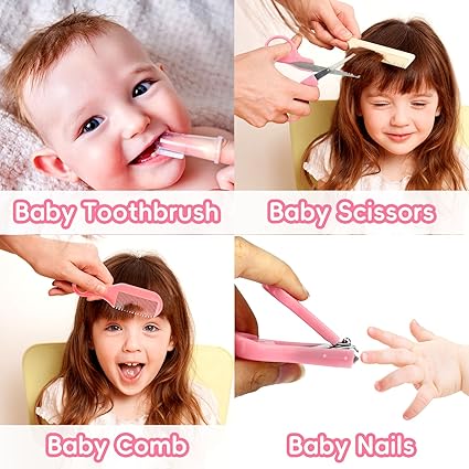 Baby Grooming Kit,Safety Grooming Kit for Toddlers Set for Newborn, Girls, Boys