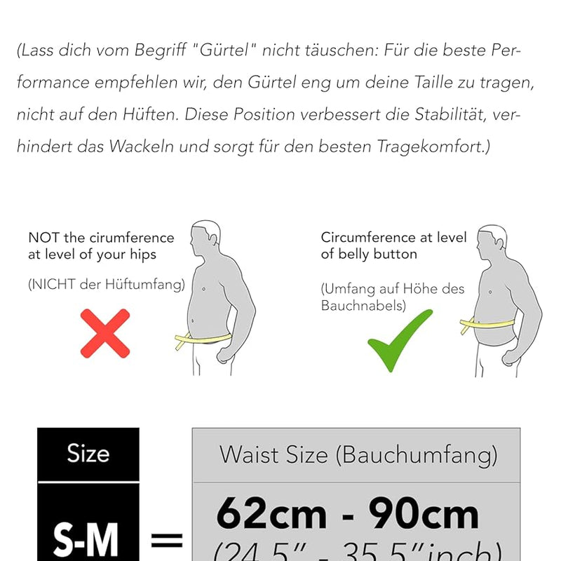 Fitgriff® Running Belt for Mobile Phone, Running Bag, Jogging, Waist Bag, Sports Belt, Running Belt for Jogging, Running, Sports, Fitness - Suitable for All Smartphones