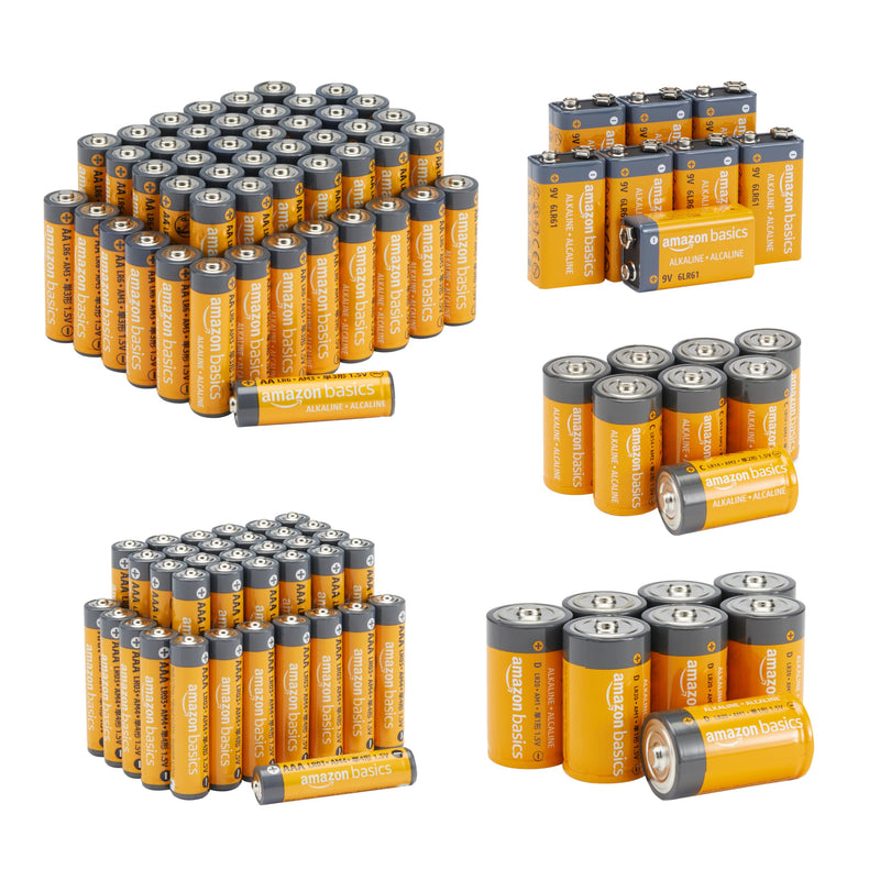 amazon basics High Performance 1.5 V AAA Alkaline Batteries, Pack of 36 (Appearance May Vary)