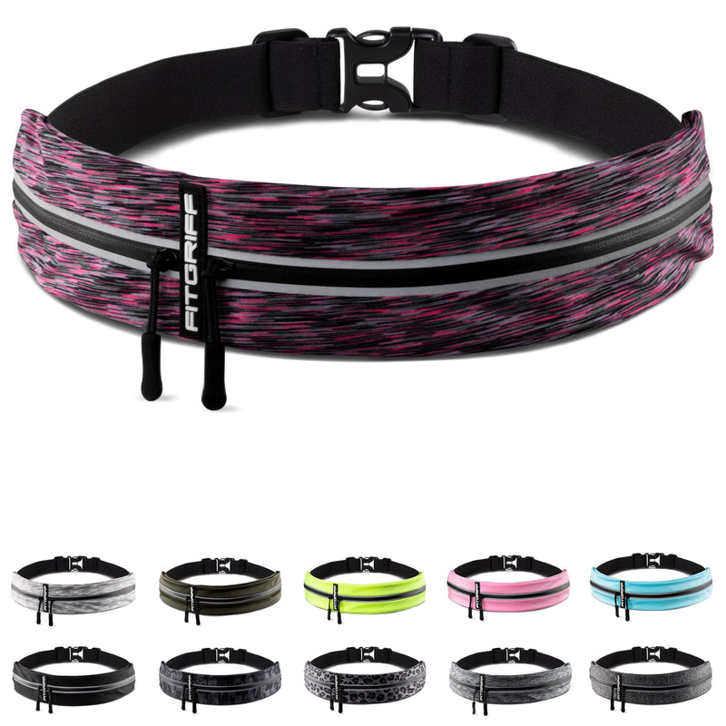 Fitgriff® Running Belt for Mobile Phone, Running Bag, Jogging, Waist Bag, Sports Belt, Running Belt for Jogging, Running, Sports, Fitness - Suitable for All Smartphones