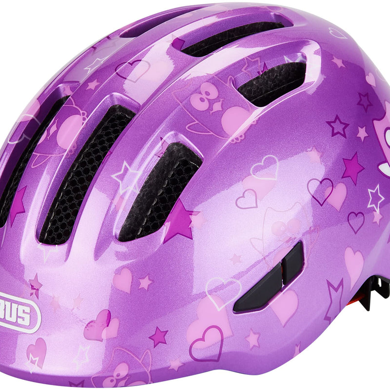 ABUS Smiley 3.0 Children’s Bicycle Helmet with Deep Fit, Child-Friendly Designs and Space for a Ponytail, Suitable for Girls and Boys