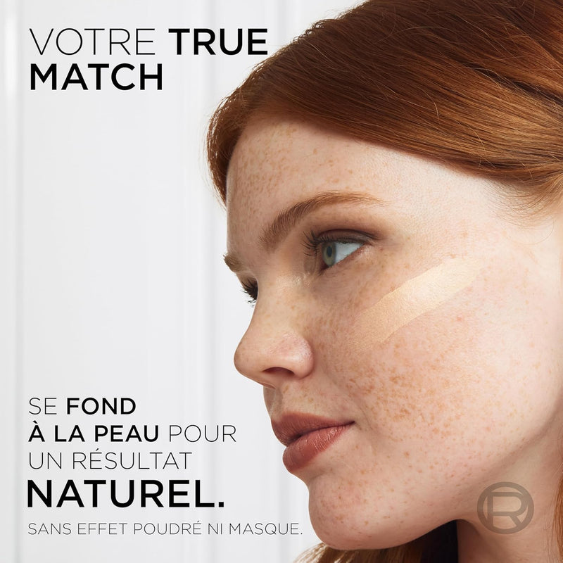 L'Oréal Paris Make up, liquid foundation with hyaluronic and aloe vera, true match make-up, 3.N neutral light medium