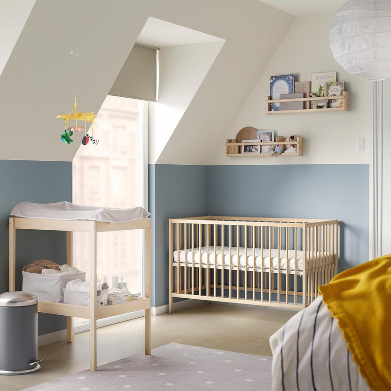 SNIGLAR 2-Piece Baby Furniture Set, 60 x 120 cm, Beech