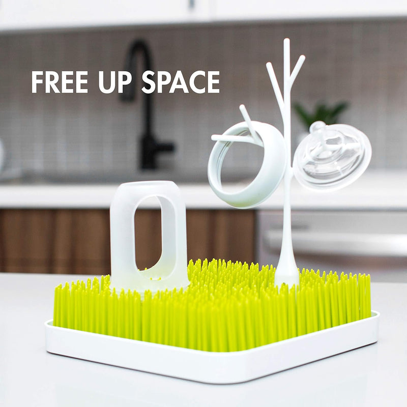 GRASS Starter Set by Boon, the Stylish Drying and Drying Rack for Baby Bottles, Teats and Pacifiers. BPA, Phthalate and PVC Free. The Perfect Gift and First Equipment for Newborns