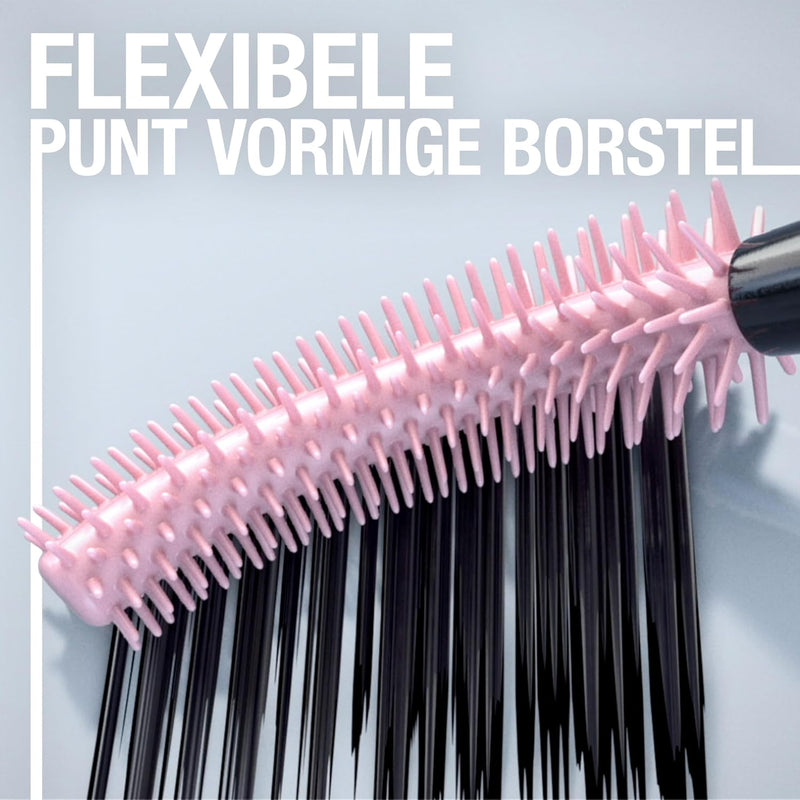 Maybelline New York Black Mascara for Extremely Long Eyelashes, Lash Sensational Sky High Mascara, Very Black, 7.2 ml