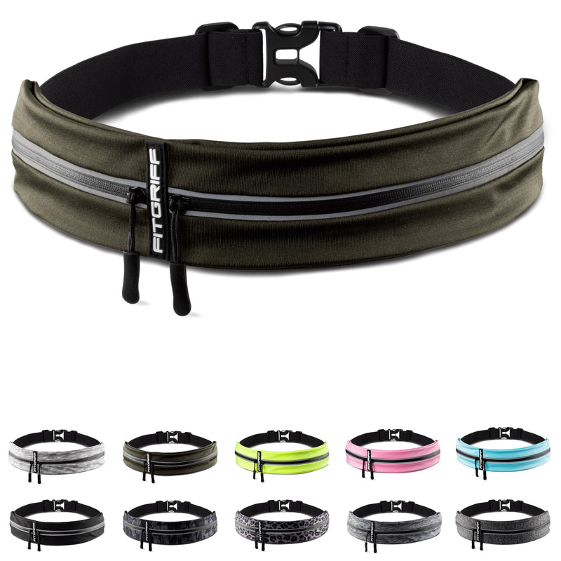 Fitgriff® Running Belt for Mobile Phone, Running Bag, Jogging, Waist Bag, Sports Belt, Running Belt for Jogging, Running, Sports, Fitness - Suitable for All Smartphones