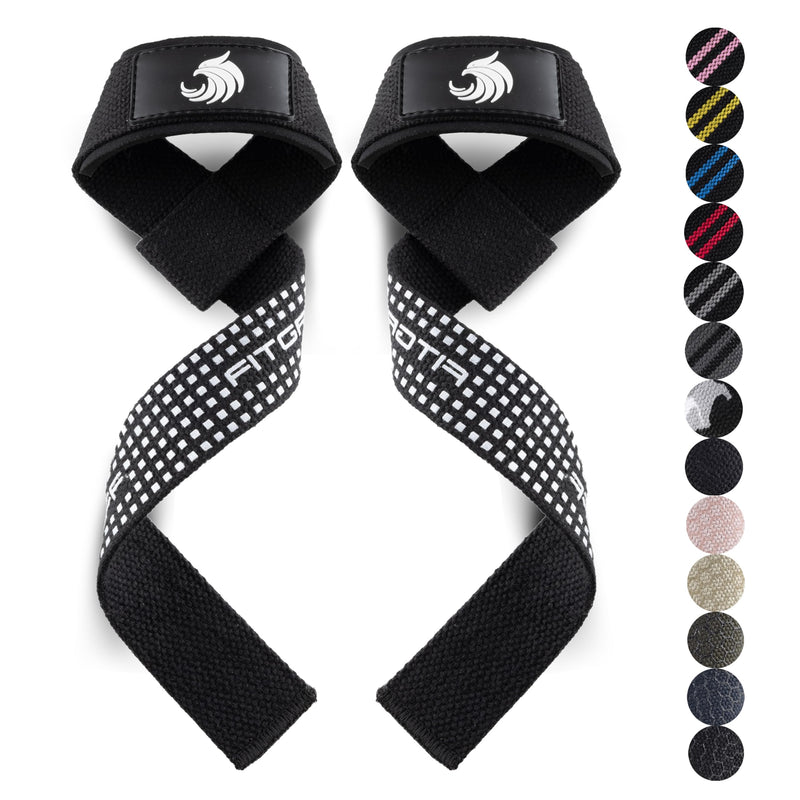 Fitgriff® Lifting Straps (Padded) for Strength Training, Bodybuilding, Fitness – Deadlift Straps – Lifting Straps – for Men and Women