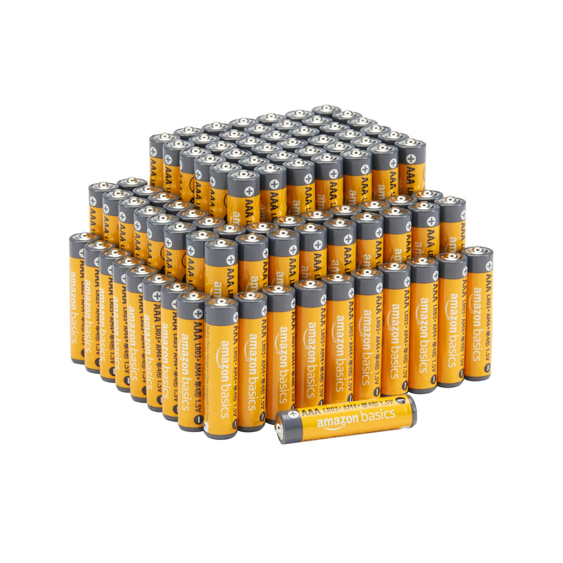 amazon basics High Performance 1.5 V AAA Alkaline Batteries, Pack of 36 (Appearance May Vary)