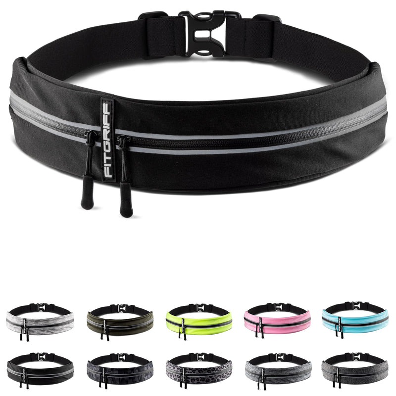 Fitgriff® Running Belt for Mobile Phone, Running Bag, Jogging, Waist Bag, Sports Belt, Running Belt for Jogging, Running, Sports, Fitness - Suitable for All Smartphones