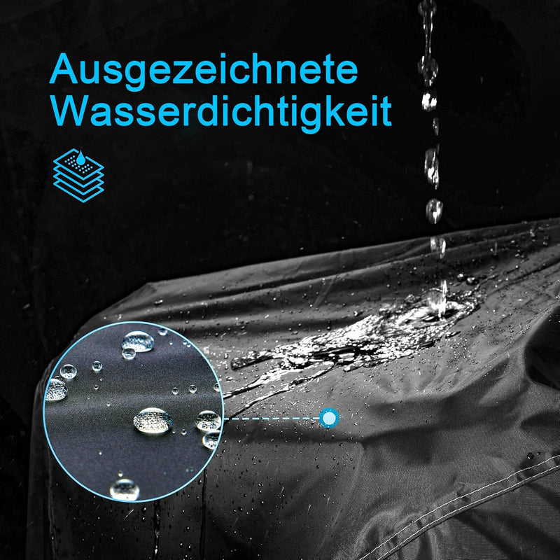 ZUAPEV Bicycle Cover Waterproof Bicycle Garage Weatherproof Tarpaulin for Outdoor Use Bicycle Tarpaulin Polyester 210D Bicycle Tarpaulin Rain Cover Bicycle Garage Outdoor Cover Protective Cover 195 x